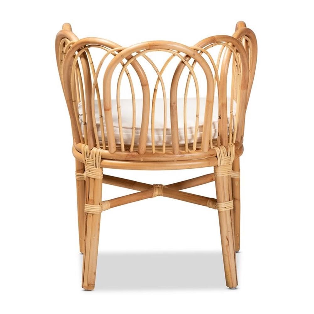 Baxton Studio Melody Modern and Contemporary Natural Finished Dining Chair