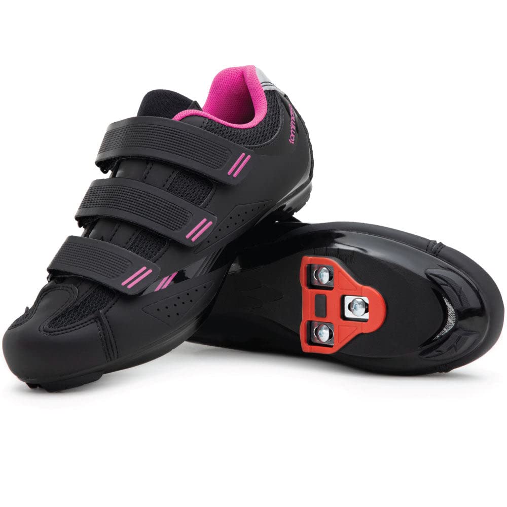 Tommaso Pista 100 Indoor Cycling Shoes For Women: Peloton Bike Compatbile With Pre-Installed Look Delta Cleats - Perfect For Spi