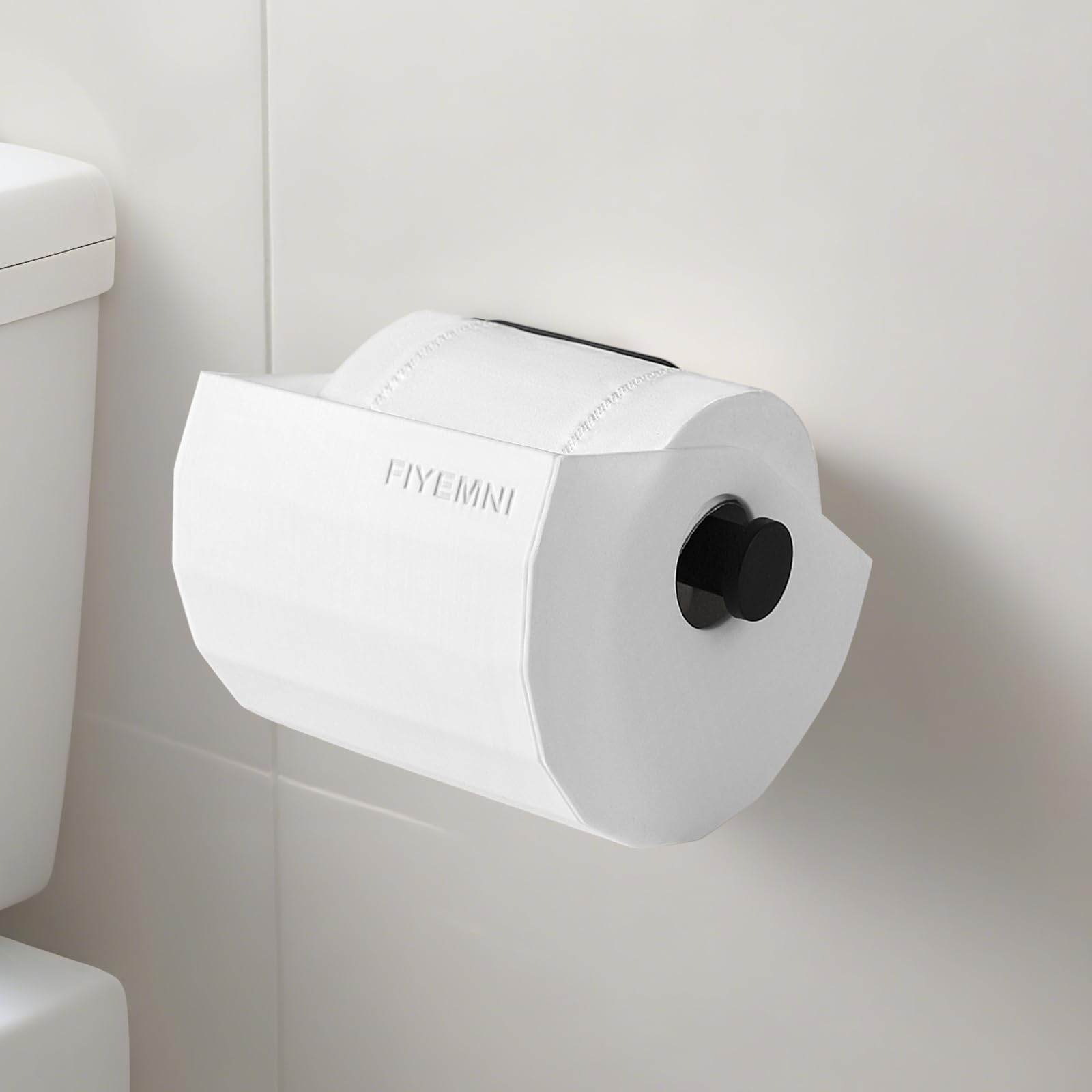 FIYEMNI Toilet Paper Protector Cover, Cat & Dog Proof, Pet-Proof TP Guard Armor, Prevents Pulling & Chewing, Fits Most TP Roll H