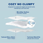 Meelus Lightweight Comforter Cooling Duvet Insert Grey, All Season Breathable Twin Size Duvet, Soft Microfiber Summer Cool Down