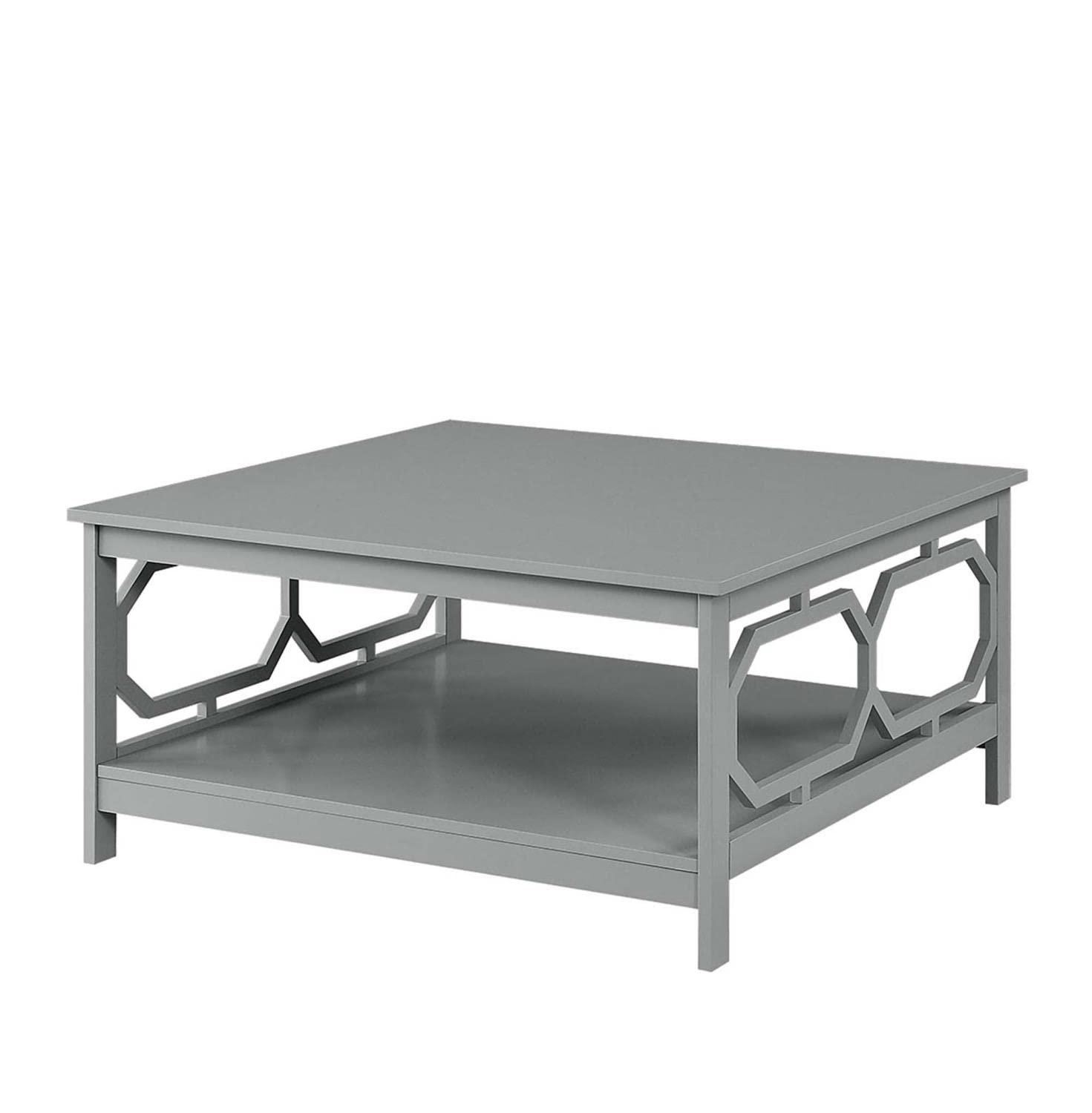 Convenience Concepts Omega Square 36 Coffee Table, Gray