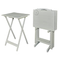 Linon Home Compass Tray Table Set