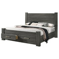 Best Quality Furniture Queen Bed Only, Weathered Gray