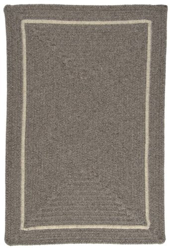 Natural Grey 3 Ft. X 5 Ft. Rectangle Braided Area Rug