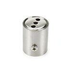 Rannb 4Pcs Closet Rod Bracket Fits 25Mm/1' Rod Dia Stainless Steel Cylinder Shape Rod End Holders