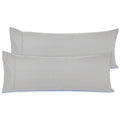 Nestl Body Pillow Cover - Soft Body Pillow Pillowcase - Lightweight Light Gray Pillowcase - Microfiber Body Pillow Case Cover - 20X54 Inches - Envelope Closure, Set Of 2
