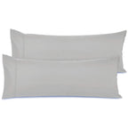 Nestl Body Pillow Cover - Soft Body Pillow Pillowcase - Lightweight Light Gray Pillowcase - Microfiber Body Pillow Case Cover - 20X54 Inches - Envelope Closure, Set Of 2