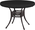 Covers & All Round Table Top Cover, 12 Oz Waterproof Uv & Weather Resistant Patio Table Cover, Outdoor Table Cover For Patio Outdoor Furniture & Coffee Table (41' Dia X 4' H Inches, Black)
