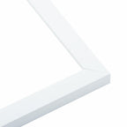 24X36 Frame White Wood With White Mat | 28X40 Frame Matted To 24X36 | Display Your Poster Under Uv Acrylic Shatter Guard Front,