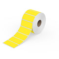 Rollo Direct Thermal 2X1 Sticker Labels - Roll Of 1,000 Yellow Thermal Labels - Multi-Purpose Thermal Printer Stickers
