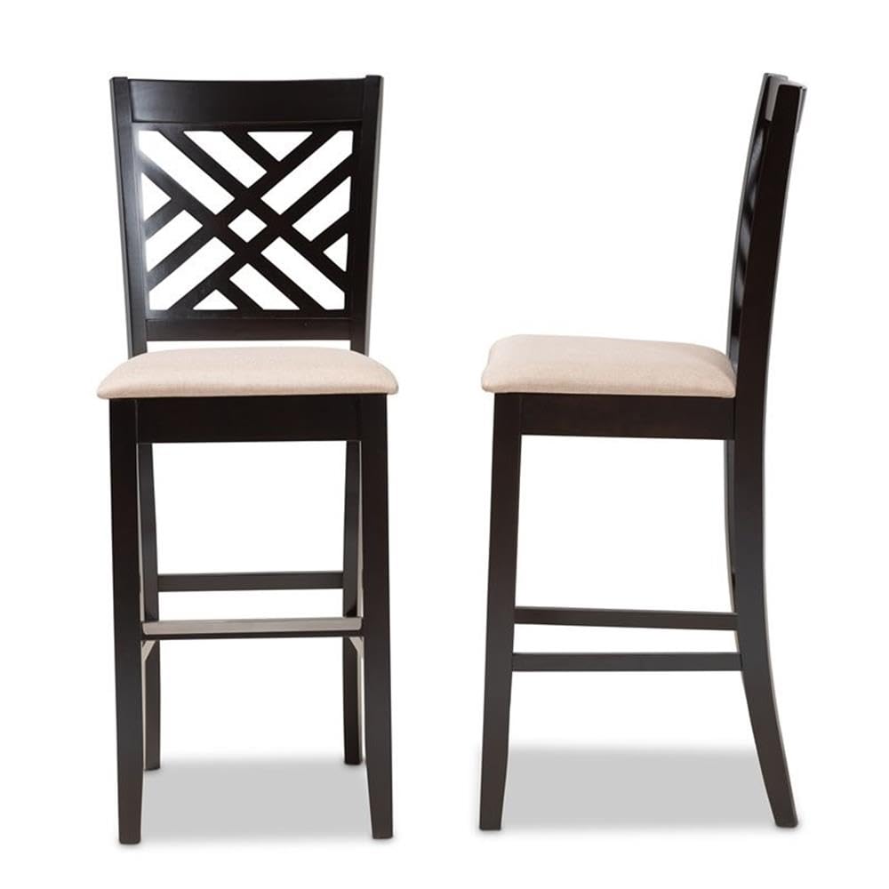 Baxton Studio Jason Bar Stool - Thumbnail 2