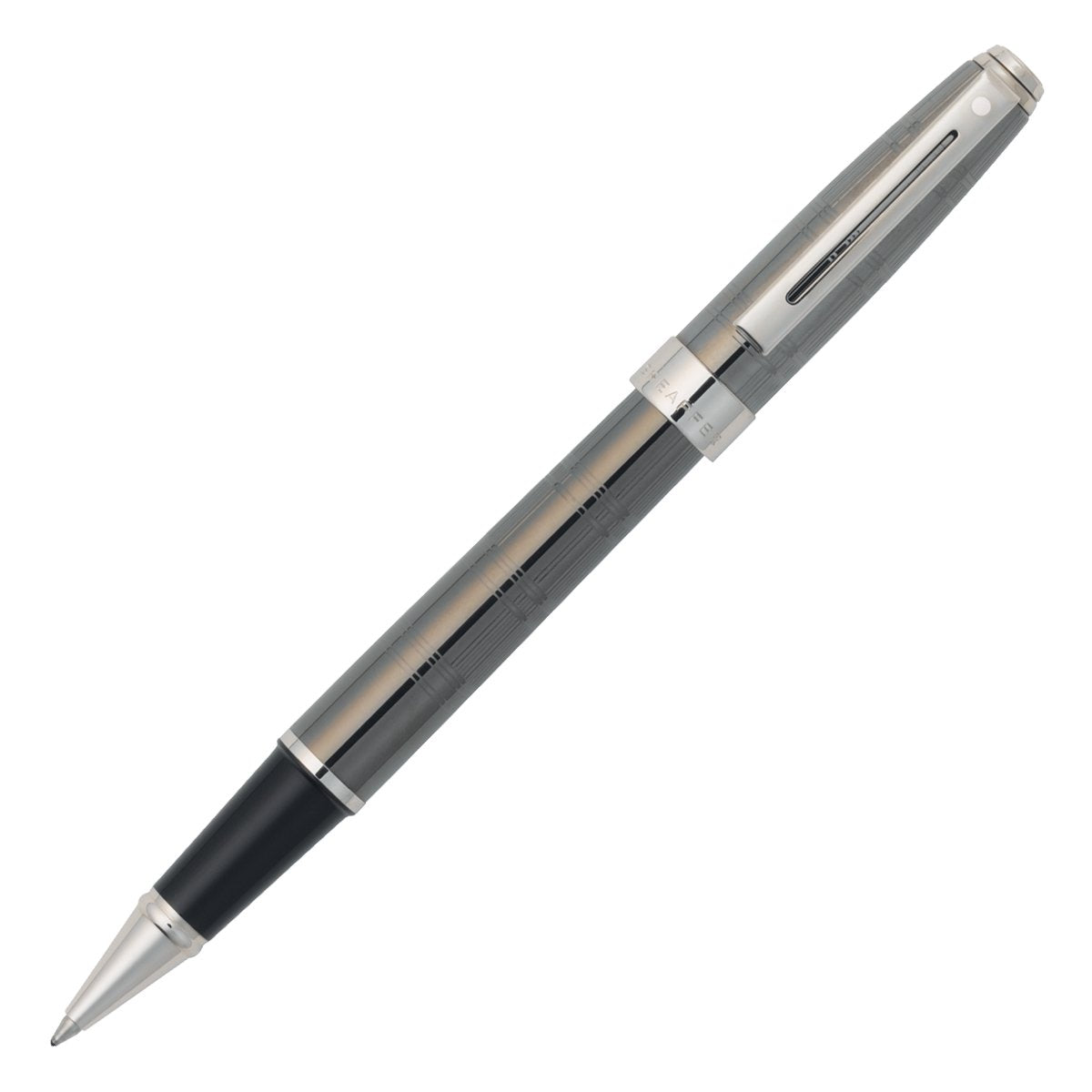 Sheaffer Prelude Signature Gunmetal Ceramic With Engraved Palladium Plate Trim Rollerball (9171-1)