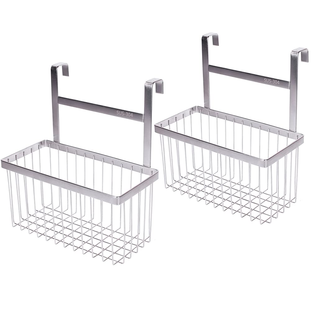 LUANT Over The Bathroom Shower Door Caddy Hanging Storage Organizer Baskets, Bathroom Over the Door Shower Caddy for Shampoo, Co
