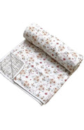 Elegance Reversible 3 Layered Pure Cotton Single Bed Comforter/Ac Dohar/Duvet/Blanket (Multicolor, Design 14)