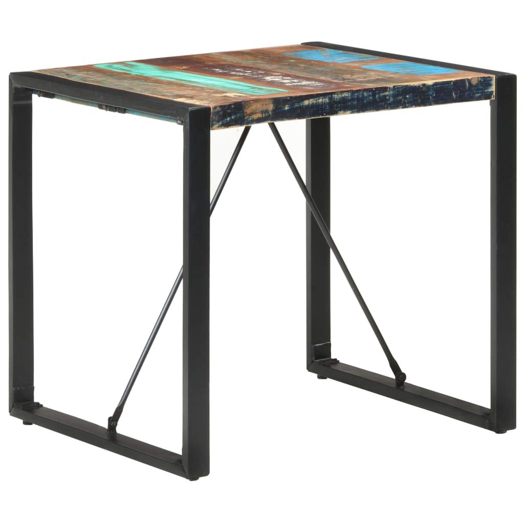 vidaXL Dining Table 31.5&quot;x31.5&quot;x29.5&quot; Solid Reclaimed Wood