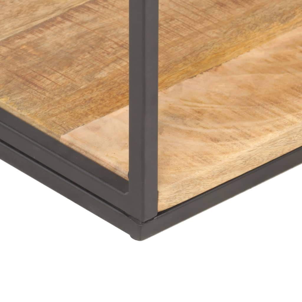 vidaXL Bookcase 31.5&quot;x11.8&quot;x70.9&quot; Rough Mango Wood