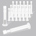 Kolako Door Stoppers, 20 Pack Door Stop, Spring Door Stop White With Rubber Bumper, Door Stoppers For Wall, 4.4 Inch Long Basebo