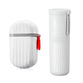 Woleebee Travel Toothbrush Holder and Soap Case Portable Soap Container Dish Tray Toothpaste Holder with Cover for Trip Bathroom