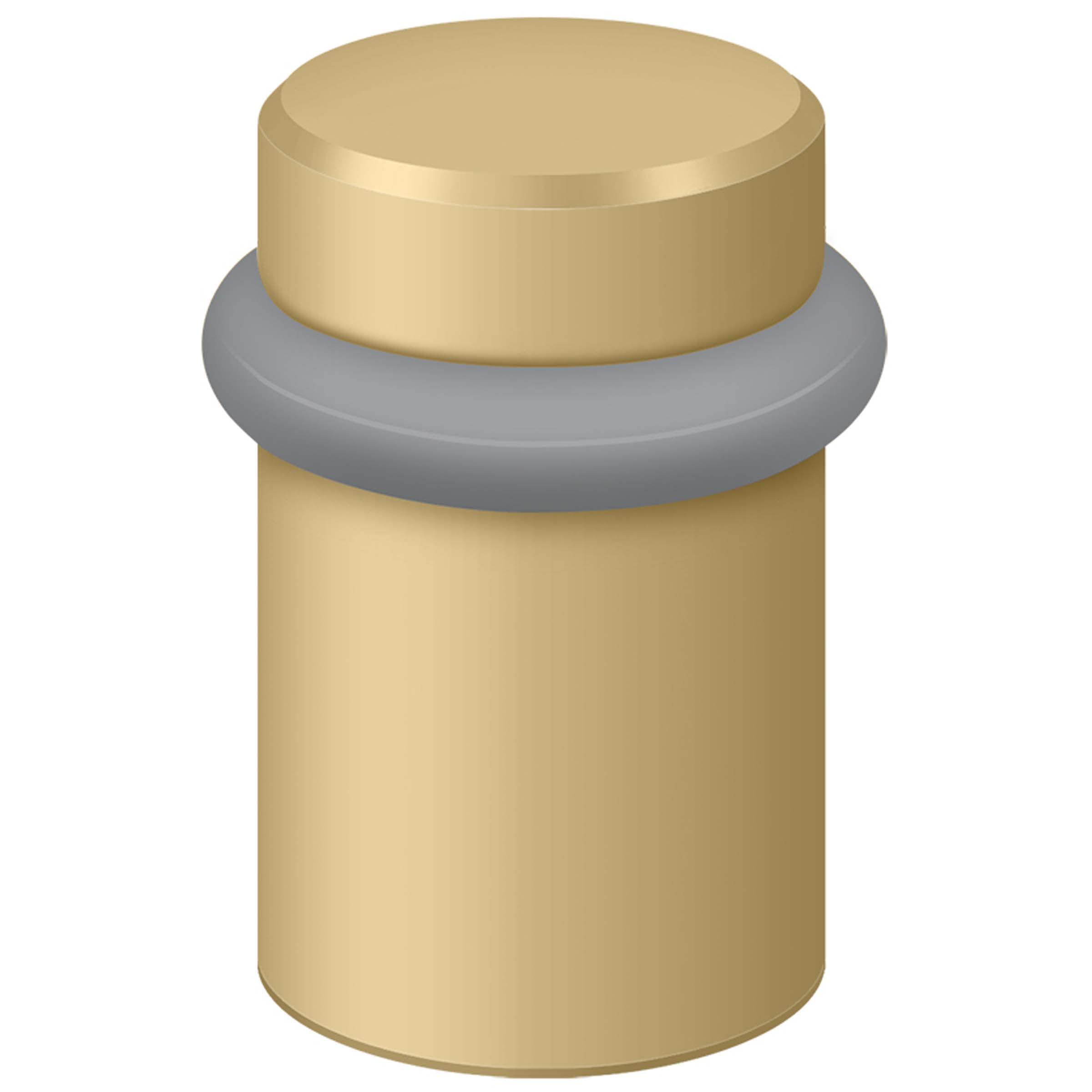 Deltana Ufb5000U4 Round Universal Floor Bumper 2'; Satin Brass Finish