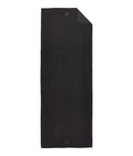 Yogitoes Manduka Yoga Towel for Mat Nonslip and Quick Dry for Hot Yoga with Rubber Bottom Grip Dots 72 Inch Long Onyx Thin and L