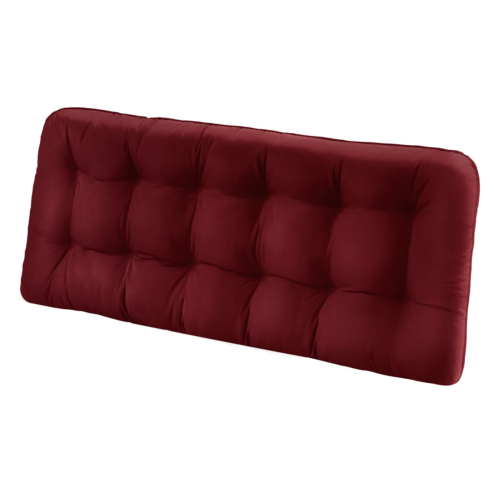 Tufted Bench Cushions For Outdoor Furniture, 59' X 18' Porch Swing Cushions Filled With Foam, Overstuffed Patio Cushions For B