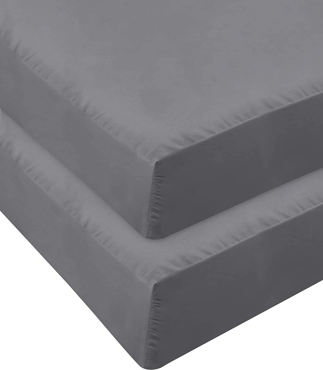 Micro Fiber 2 Twin Xl Fitted Bed Sheets (2-Pack) Soft And Comfy - Twin Extra Long, 15'' Deep Pocket, 39'' X 80'' Great For Dorm