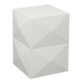 Steve Silver Malibu Side Table White