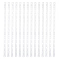 GSHLLO 36 Pcs Plastic Hanging Display Strips Heavy Weight Clothes Hanger Strips Hanger Connection Strips Stable Hanger Connector