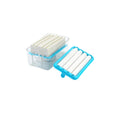 [  ] DualAction Travel Soap Box  PresstoFoam Soap Saver with Drain Vents, Spring Pad & Rolling Guides | Compact, Durable Pl