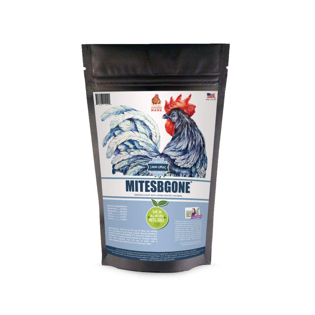 Mitesbgone Backyard Chicken Nesting Herbs 10 Oz - Get A Clean & Healthy Coop Naturally