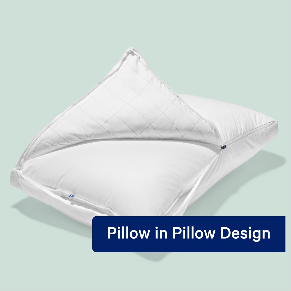 Casper Sleep Original Pillow For Sleeping, King, White
