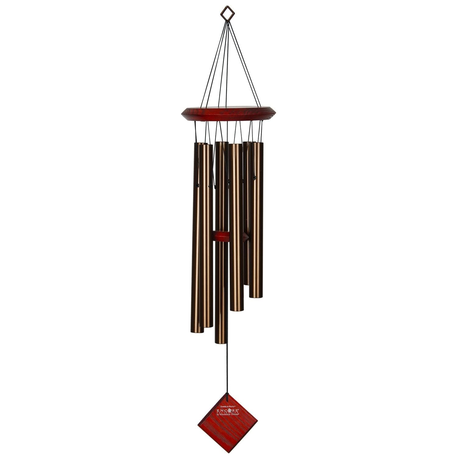 Woodstock Wind Chimes For Outside, Outdoor Decor For Your Garden, Patio And Front Porch, Garden Decor, (27') Bronze Wind Chime,