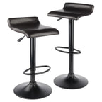 Winsome Wood Cora 3-Piece Round Pub Table with 2 Swivel Stool Set