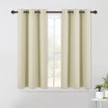 Nicetown Room Darkening Curtain Panels For Living Room, Thermal Insulated Grommet Room Darkening Draperies/Drapes For Window (Be