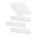 Calandis 8X Drawer Dividers Women Adjustable Drawer Organizer For Bedroom Cafe Office White | Closet Organizers | Home Organizat