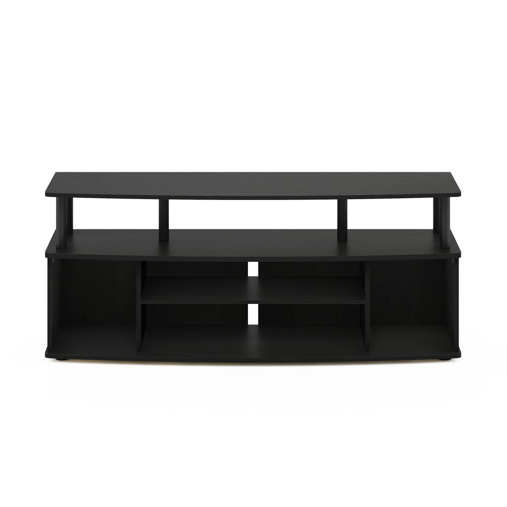 Furinno Jaya Large Entertainment Center Hold up to 55-in TV, Inches, Blackwood