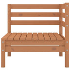 vidaXL 3-Piece Patio Lounge Set- Solid Pinewood, Honey Brown- Perfect for Gardens, Patios & Living Rooms- Rustic Pallet Design- Durable & Weather Resistant