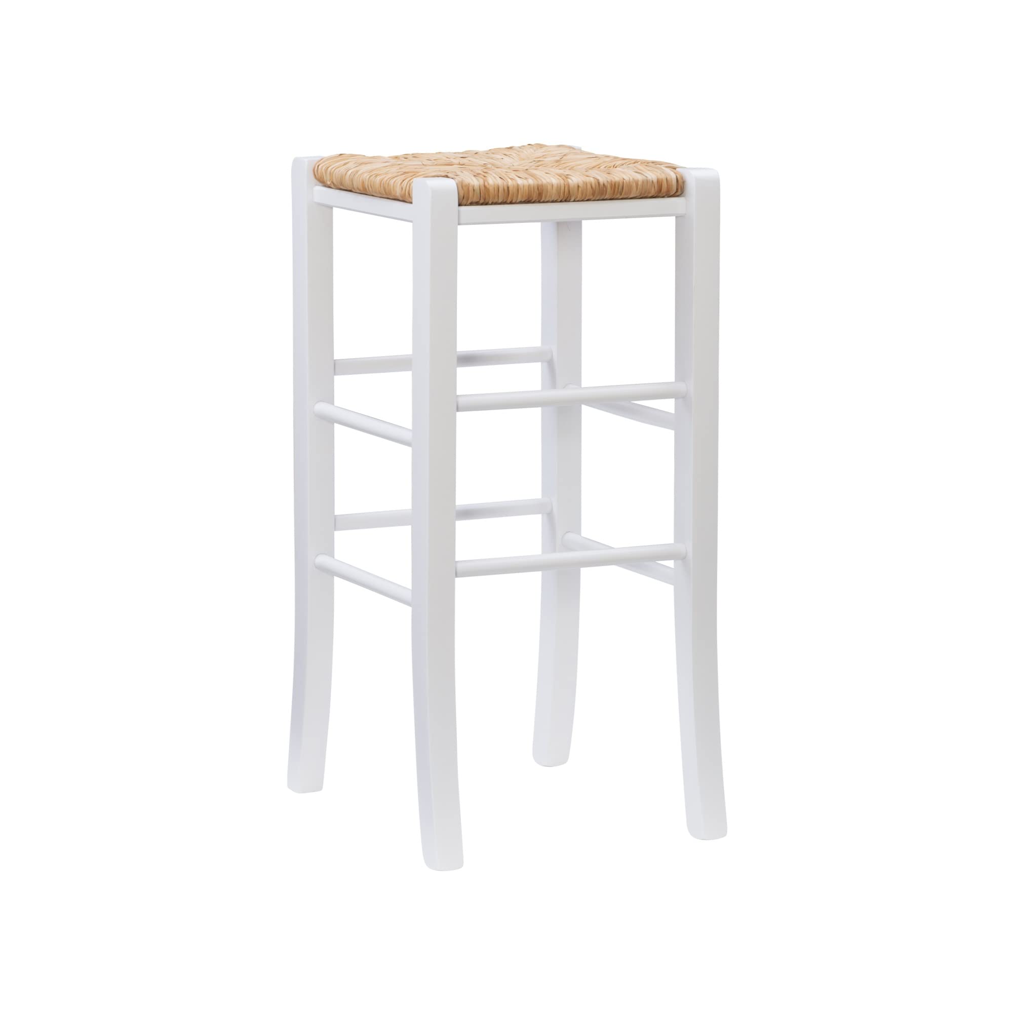 Gianna Backless Barstool White Set Of 2