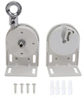Lihopefe Shade Replacement Parts,Mounting Brackets,Upgrade to Metal Ring,Compatible with Coolaroo Exterior Roller Shade(Cordless