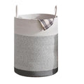 TRENDOZE Laundry Basket For Storage Tall Hamper Jute Cotton Rope Modern Nursery Hamper For Clothes Storage Organizer Cotton Rope