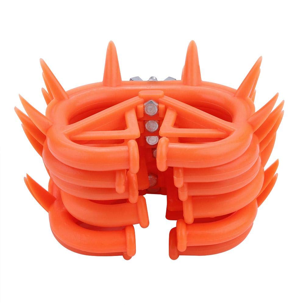 6 Pcs Cow Nose Plastic Ring Farm Livestock Animal Weaner Weaning Tool For Calf Cow Cattle Prevent Sucking, Easier Remove, Red