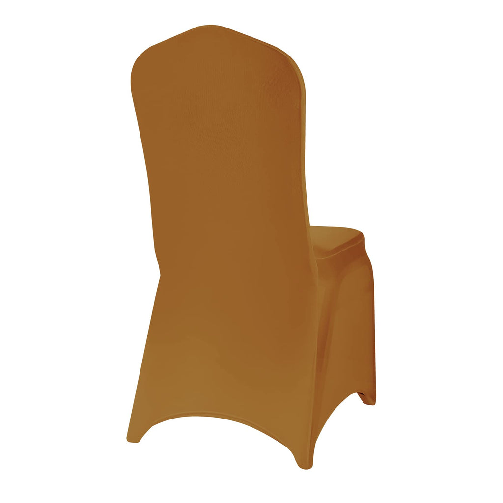 Algaiety Spandex Chair Cover,25Pcs,Chair Covers,Living Room Chair Covers,Removable Chair Cover Washable Protector Stretch Chair Cover For Party, Banquet,Wedding Event,Hotel(Gold)