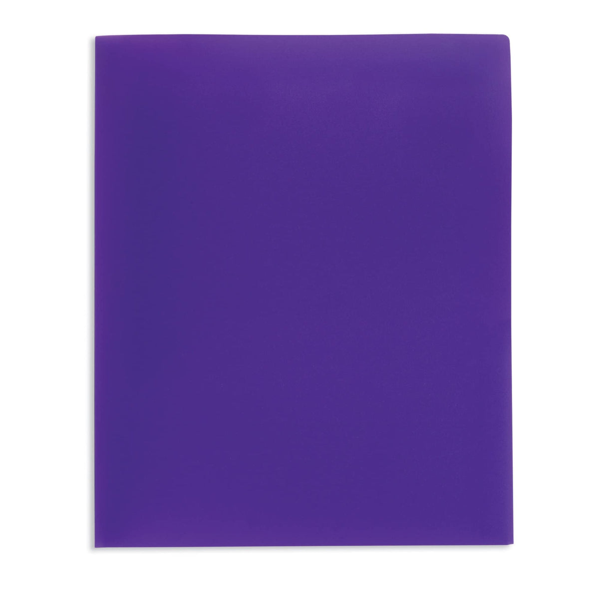 Office Depot Brand School-Grade 2-Pocket Poly Folder, Letter Size, Purple