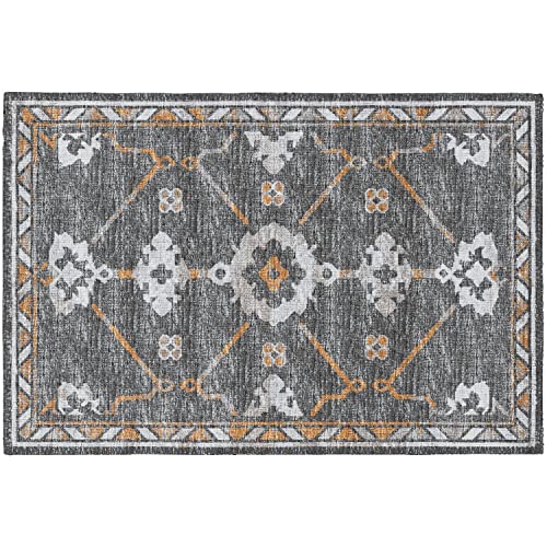 Sedona Sn16 Grey Transitional Rug Rectangle 8' X 10'