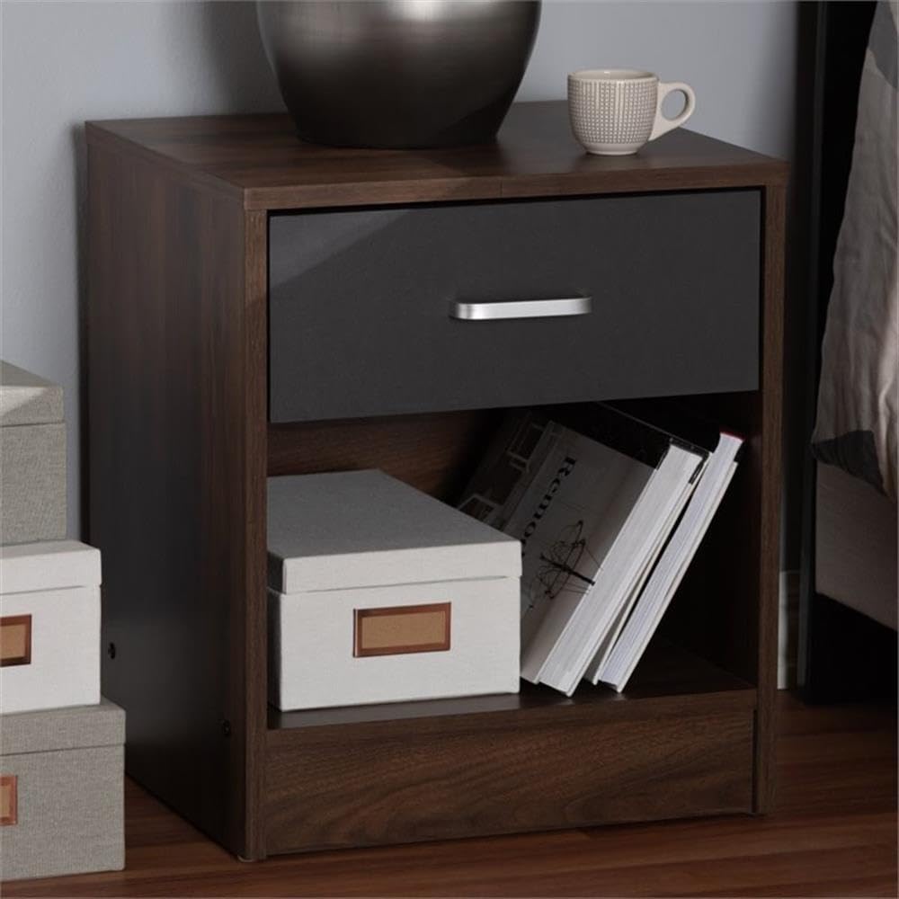 Baxton Studio Hale Nightstand - Thumbnail 3