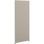 HON Verse Panel , 60"H x 24"W , Light Gray Finish , Gray Fabric