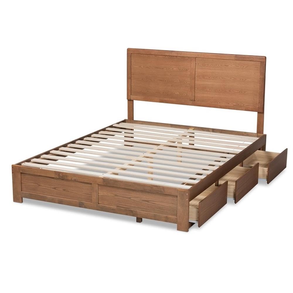 Baxton Studio Aras Platform Storage Bed - Thumbnail 4