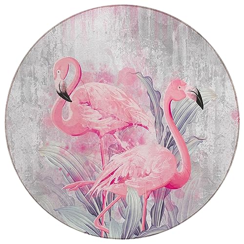 Dalyn Rugs Tropics Tc2 Gray 8' X 8' Indoor Outdoor Round Rug, Easy Clean, Machine Washable, Non Shedding, Bedroom, Living Room, Dining Room, Kitchen, Patio Rug