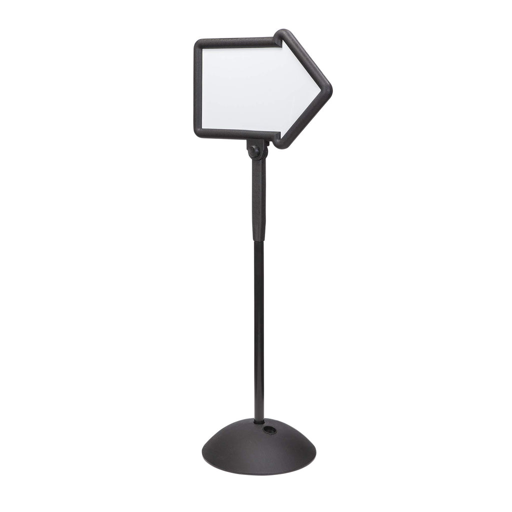 Safco Products 4173Bl Write Way Directional Arrow Sign Black Magnetic Dual-Sided Dry Erase Board Indoor And Outdoor Use
