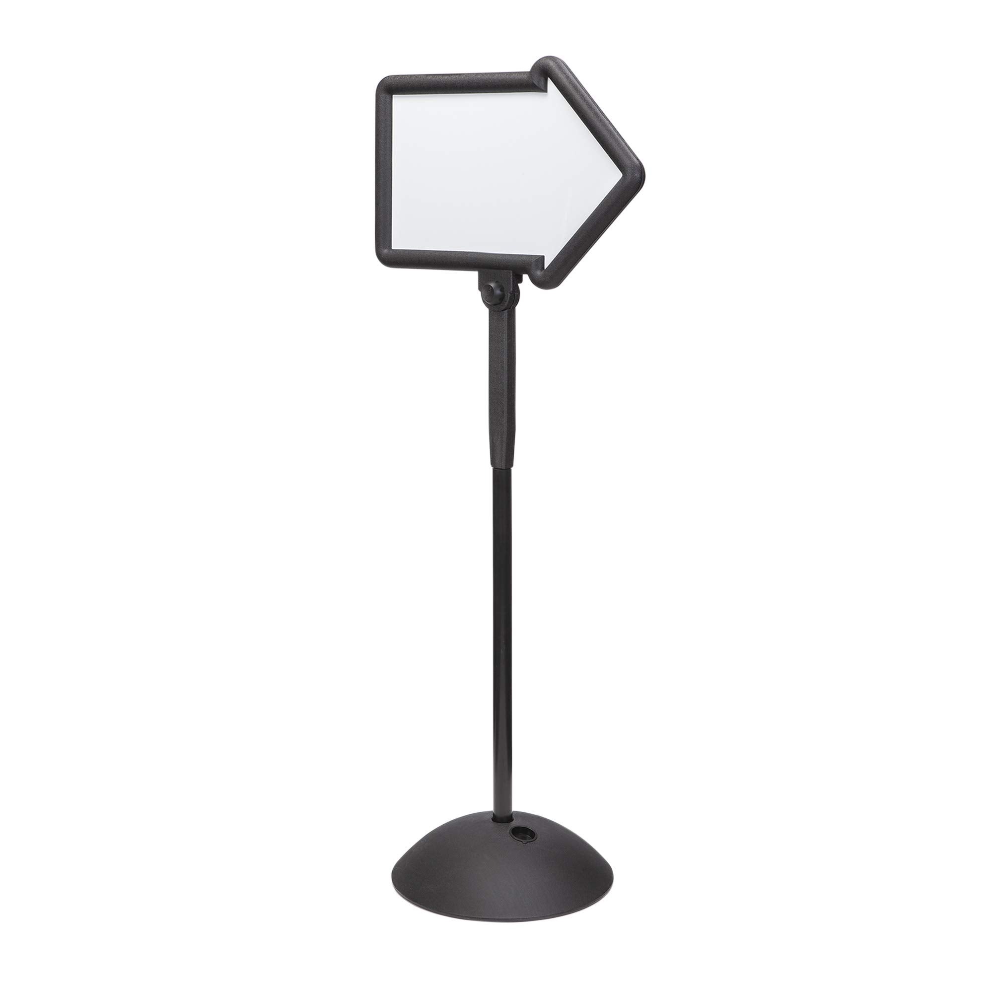 Safco Products 4173Bl Write Way Directional Arrow Sign Black Magnetic Dual-Sided Dry Erase Board Indoor And Outdoor Use